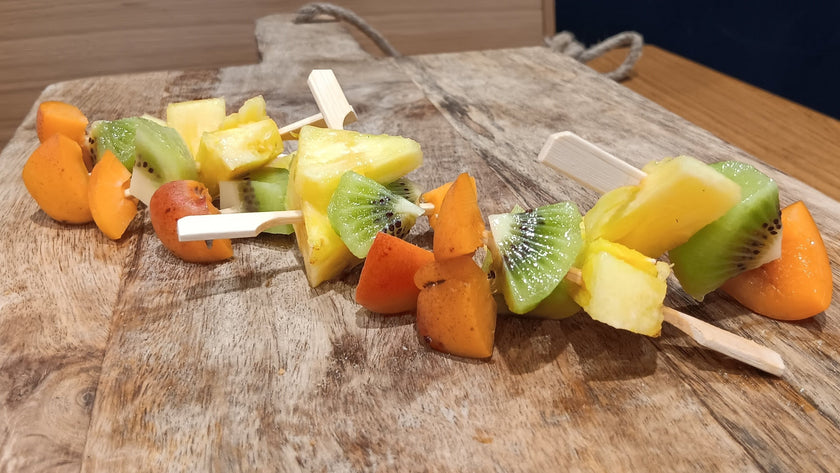 20 Mini brochettes de fruits de saison