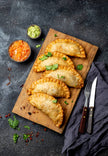 10 Empanadas au poulet-oignon-épices à chili