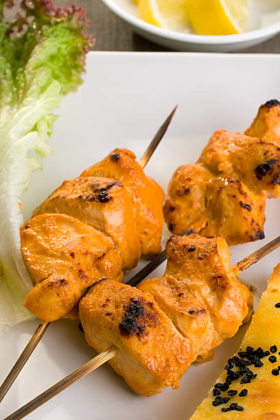 10 Brochette de poulet Tandoori