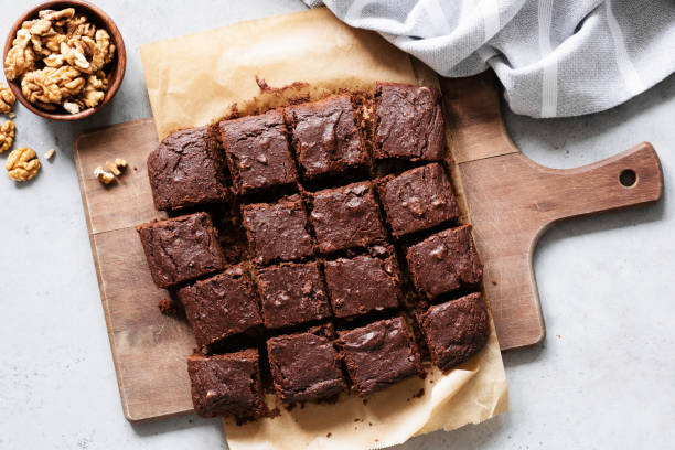Brownie au chocolat et noix (12 parts)