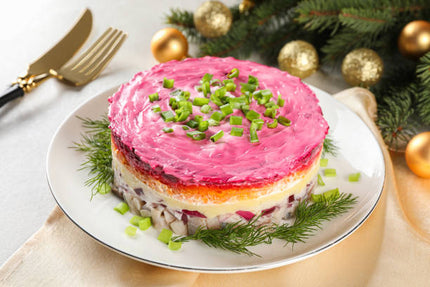 10  Mini Cheesecake salé betterave saumon fumé aneth