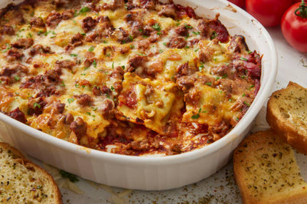 Lasagnes de bœuf à la Bolognaise et béchamel au parmesan