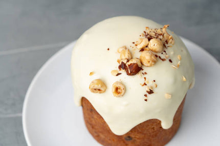 10 Moelleux bananes, glaçage mascarpone aux zestes d'orange et copeaux de chocolat noir