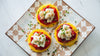 10 Polenta au thym, crème fouettée aux tomates confites, anchois et olive